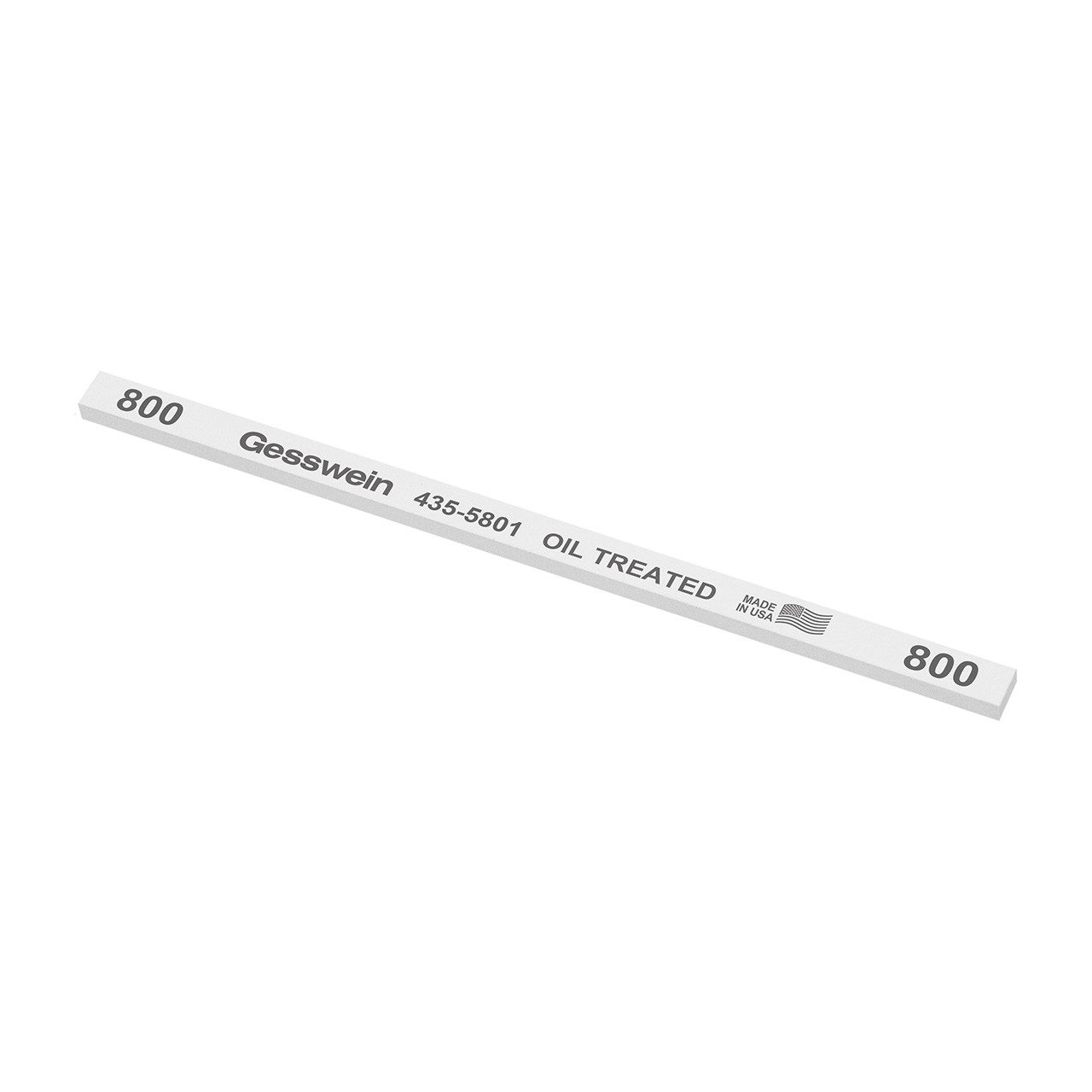 Gesswein® Oil-Treated Stones - 1/4" x 1/8" x 6", 800 Grit  (Pkg. of 12)