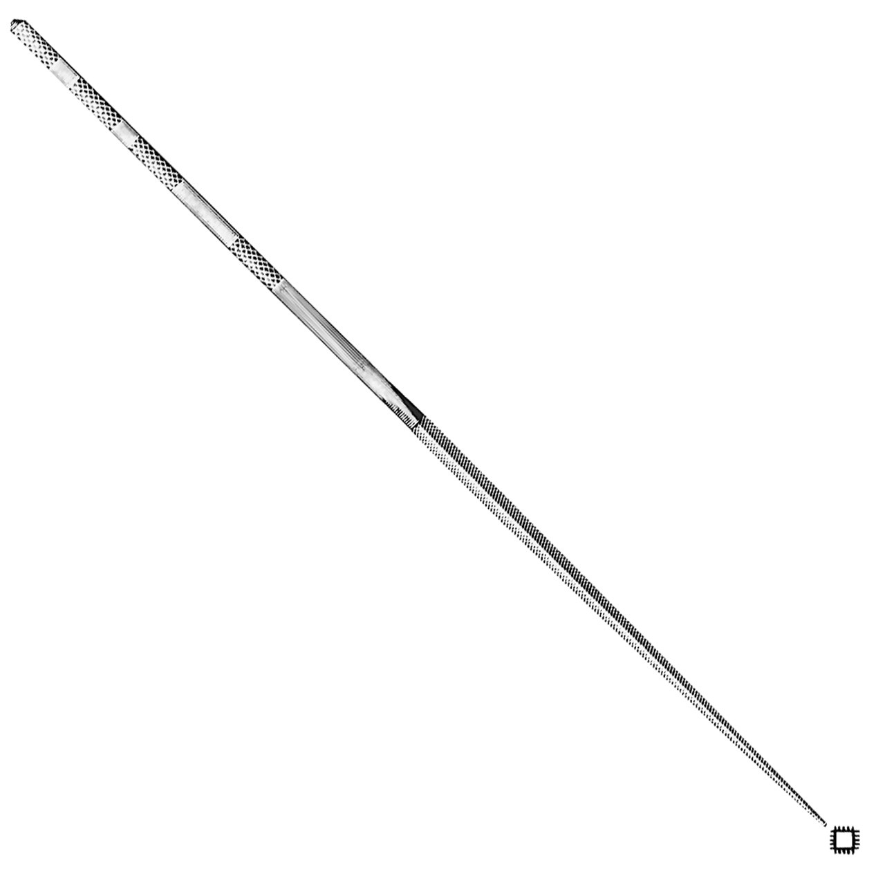 Grobet USA® Square 20cm Cut 0 Swiss Pattern Needle File