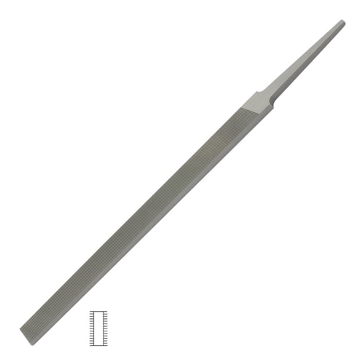 Grobet USA® Pillar Regular 10" Cut 0 Swiss Pattern Precision File