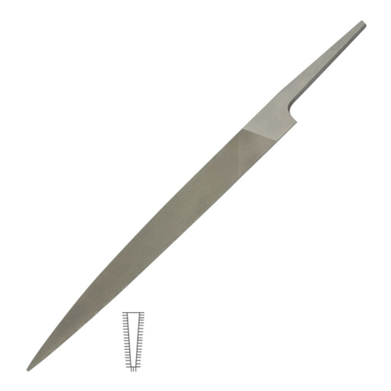 Grobet USA® Knife 4" Cut 2 Swiss Pattern Precision File