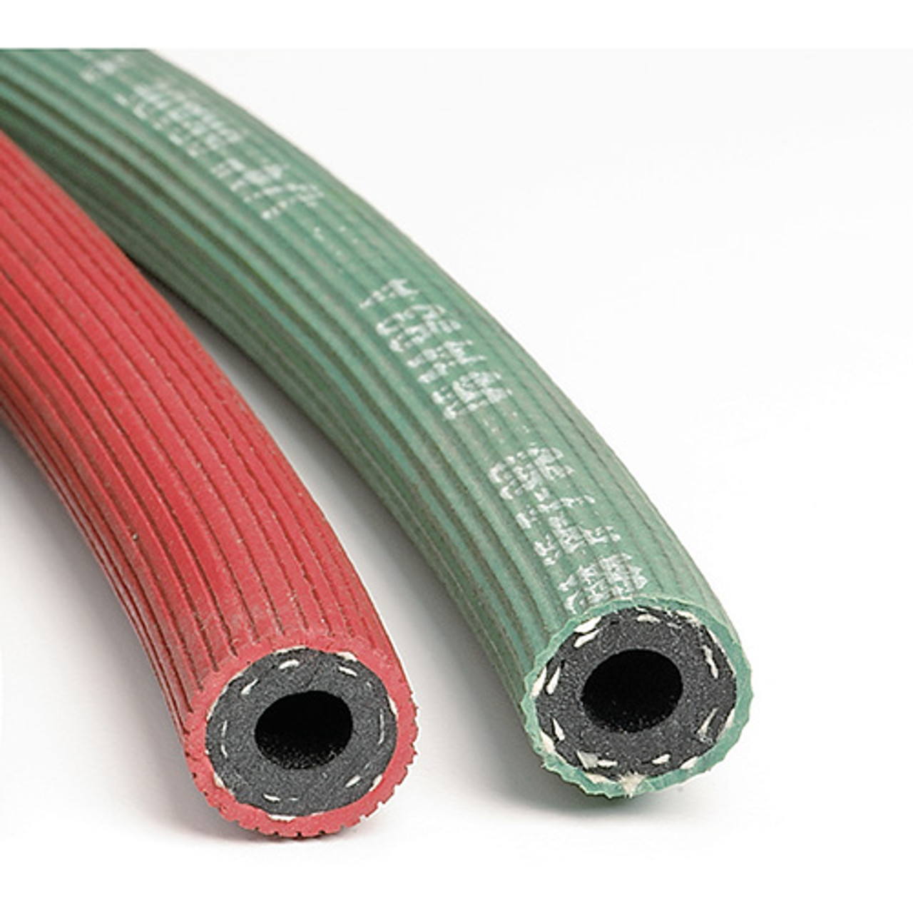 Rubber Hose - Pair of Red + Green
