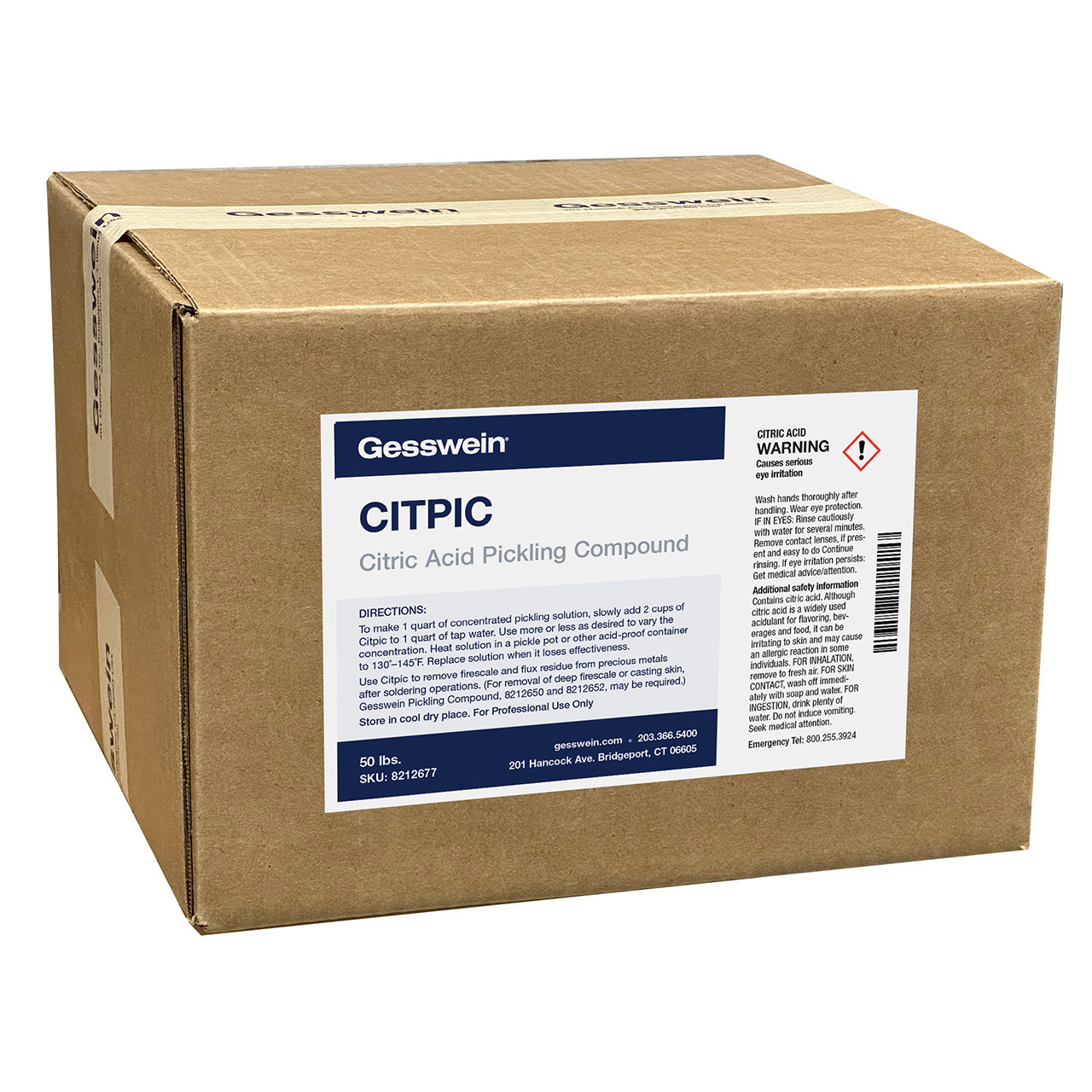Citric Acid Pickling Compound - 50 lb. Box