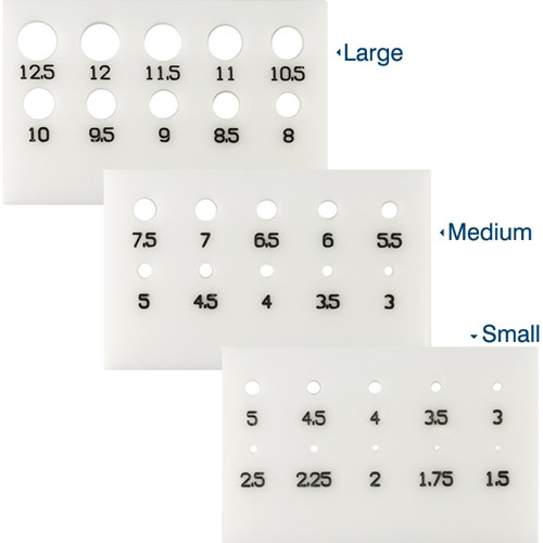 Small Plastic Drawplate (5 to 1.5mm)