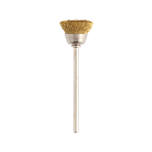 SUPRA® "MM" #771 Brass 0.003" Cup Brushes (Pkg. of 12)