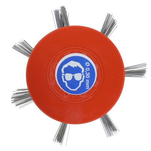 Unmounted Texturing Wheels 4" - Fine (Red)