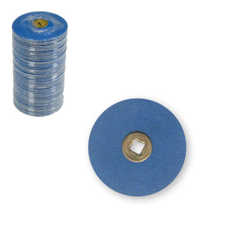 Snap-on Blue Zirconia Discs - Medium, 7/8"