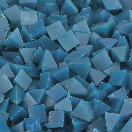 Blue Plastic Pyramids -220 grit, 10 lbs.