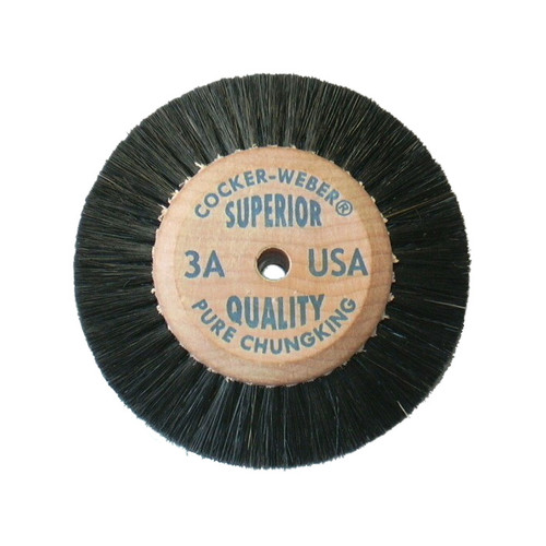 Cocker-Weber #3A Superior Wood Hub Wheel Brush