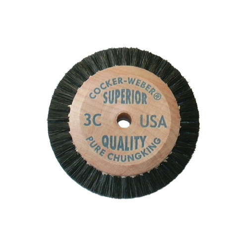 Cocker-Weber #3C SC Superior Wood Hub Wheel Brush