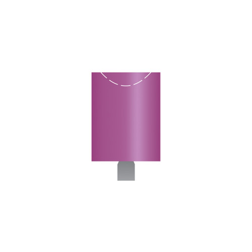 B132 Purple Mounted Stones 1/8" Shank (Pkg of 24)