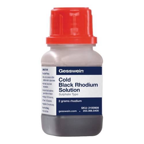 Gesswein® Cold Black Rhodium Concentrate Bath - 2 Gram