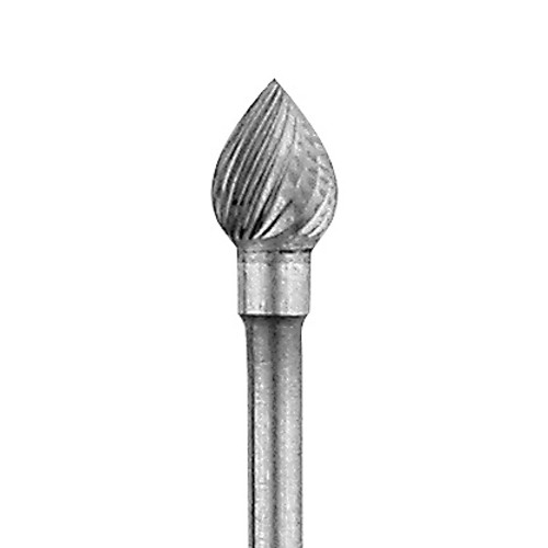 Jewelers Carbide Burs, 3/32" Shank - Bud 16 (4.00mm)