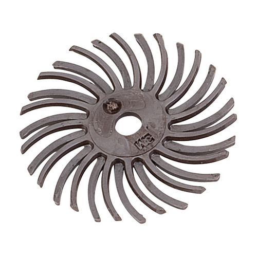 3M™ Radial Bristle Discs - 1" Brown, 36 Grit (Pkg. of 12)