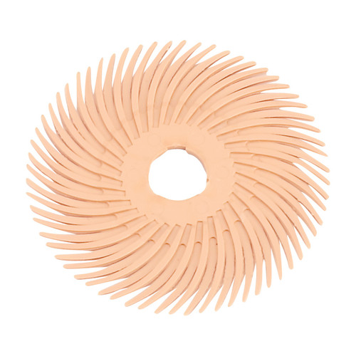 3M™ Radial Bristle Discs 2" (Pkg. of 40) - Peach (6 Micron)