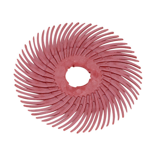 3M™ Radial Bristle Discs 2" (Pkg. of 10) - 2" Red (220 grit)