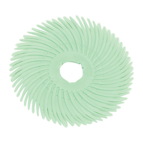 3M™ Radial Bristle Discs 2" (Pkg. of 10) - 2" Light Green (1 Micron)