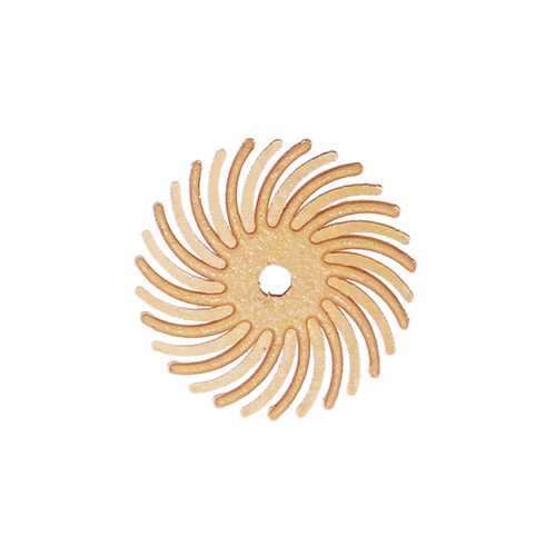 Dedeco® SUNBURST® Radial Discs - 5/8" 6 Micron (Pkg. of 48) Peach