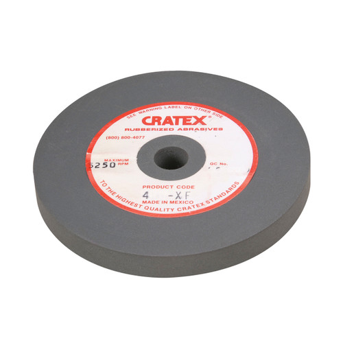 Cratex® Large Wheel, 4"x3/8" - 406 Extra-Fine