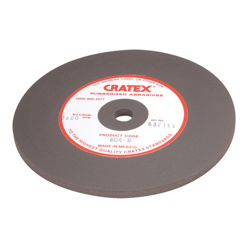 Cratex® Large Wheel, 6"x1/4" - 604 Medium