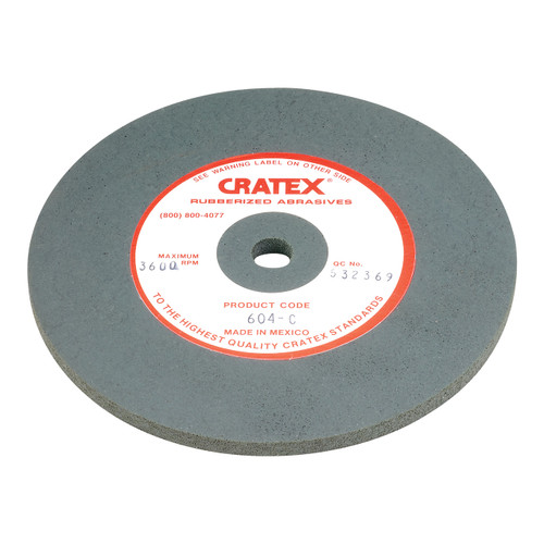 Cratex® Large Wheel, 6"x1/4" - 604 Coarse