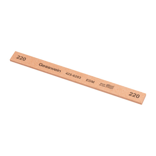 Gesswein® EDM Stones - 1/2" x 1/8" x 6", 220 Grit  (Pkg. of 12)