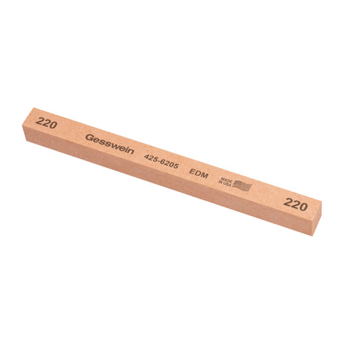 Gesswein® EDM Stones - 1/2" x 1/2" x 6", 220 Grit  (Pkg. of 6)