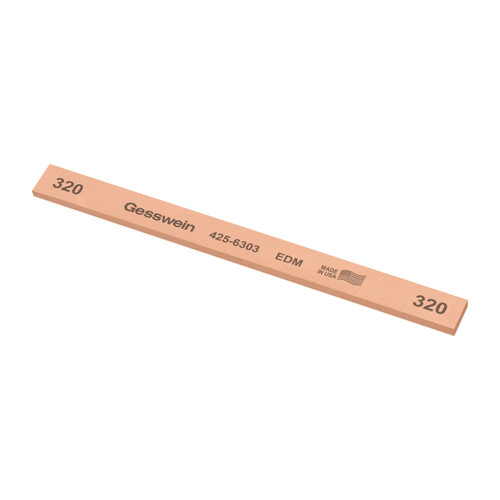 Gesswein® EDM Stones - 1/2" x 1/8" x 6", 320 Grit  (Pkg. of 12)