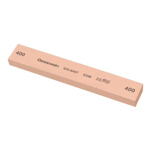 Gesswein® EDM Stones - 1" x 1/2" x 6", 400 Grit  (Pkg. of 6)