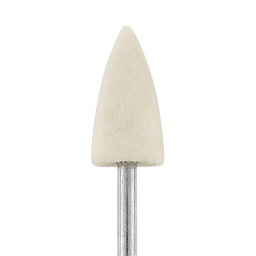 Mounted Felt Bobs - 3/32" Shank, Bullet, Hard