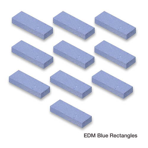 EDM Blue Laps 3/4"x1/4"x1/8" 320 grit