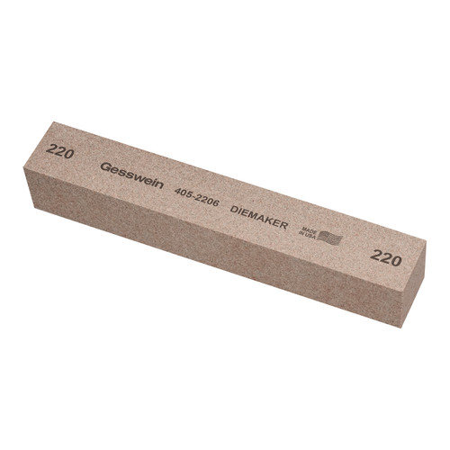 Gesswein® Diemaker Stones - 1" x 1" x 6", 220 Grit  (Pkg. of 6)