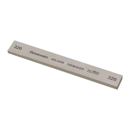 Gesswein® Diemaker Stones - 3/4" x 1/4" x 6", 320 Grit  (Pkg. of 6)