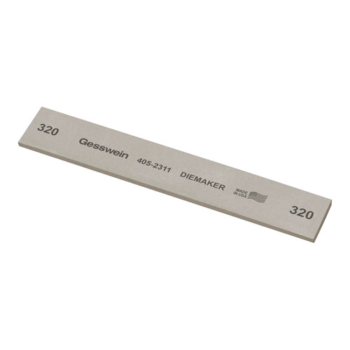 Gesswein® Diemaker Stones - 1" x 1/8" x 6", 320 Grit  (Pkg. of 6)