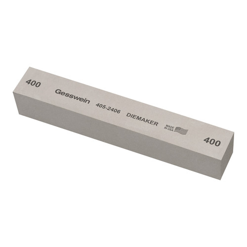 Gesswein® Diemaker Stones - 1" x 1" x 6", 400 Grit  (Pkg. of 6)