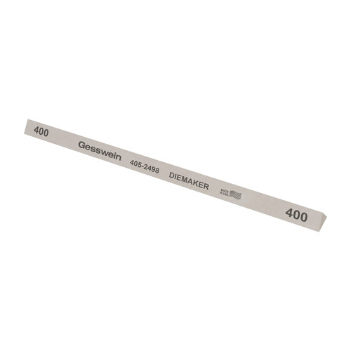 Gesswein® Diemaker Stones - 3/8" Triangle x 6", 400 Grit  (Pkg. of 12)