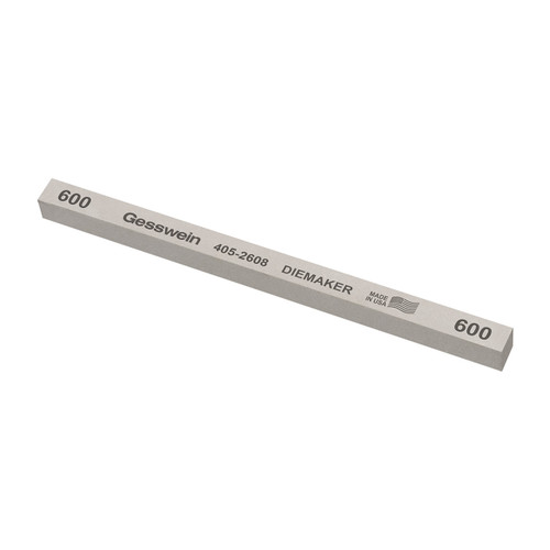 Gesswein® Diemaker Stones - 3/8" x 3/8" x 6", 600 Grit  (Pkg. of 12)