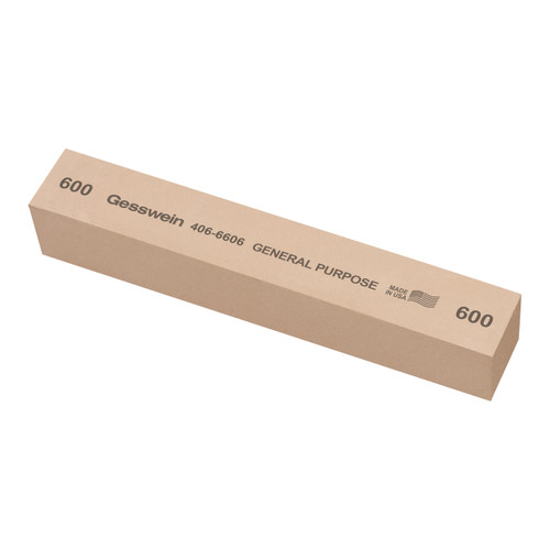 Gesswein® General Purpose Stones - 1" x 1" x 6", 600 Grit  (Pkg. of 6)