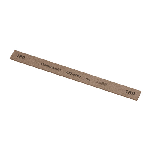 Gesswein® RA Stones - 1/2" x 1/16" x 6", 180 Grit  (Pkg. of 12)