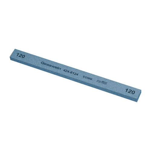 Gesswein® EDM Blue Stones - 1/2" x 1/4" x 6", 120 Grit  (Pkg. of 12)