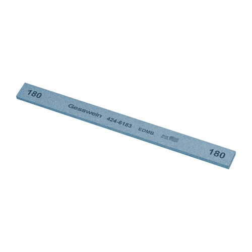 Gesswein® EDM Blue Stones - 1/2" x 1/8" x 6", 180 Grit  (Pkg. of 12)