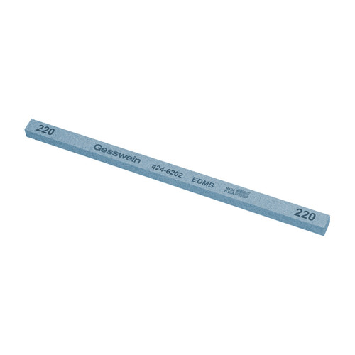 Gesswein® EDM Blue Stones - 1/4" x 1/4" x 6", 220 Grit  (Pkg. of 12)