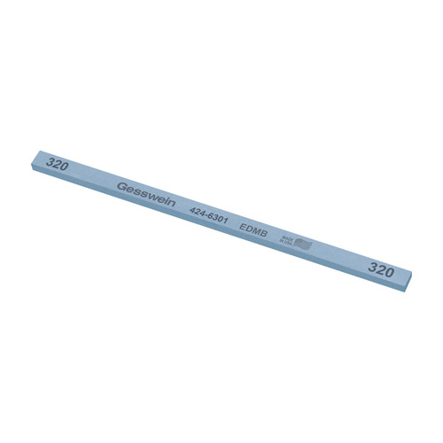 Gesswein® EDM Blue Stones - 1/4" x 1/8" x 6", 320 Grit  (Pkg. of 12)