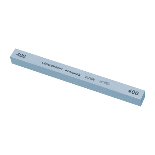 Gesswein® EDM Blue Stones - 1/2" x 1/2" x 6", 400 Grit  (Pkg. of 6)