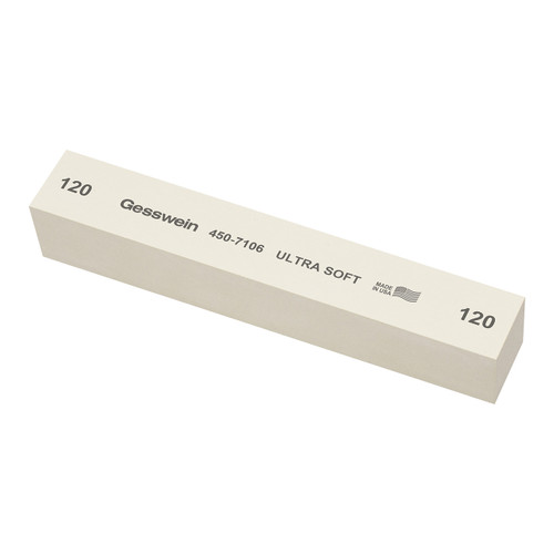 Gesswein® Ultra-Soft Stones - 1" x 1" x 6", 120 Grit  (Pkg. of 6)