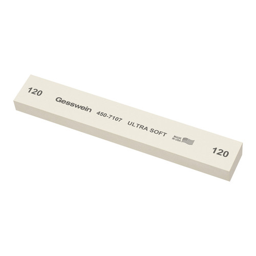 Gesswein® Ultra-Soft Stones - 1" x 1/2" x 6", 120 Grit  (Pkg. of 6)