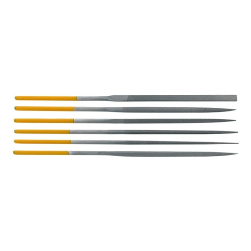 Grobet USA® INOX Cut 0 Needle File Set of 6