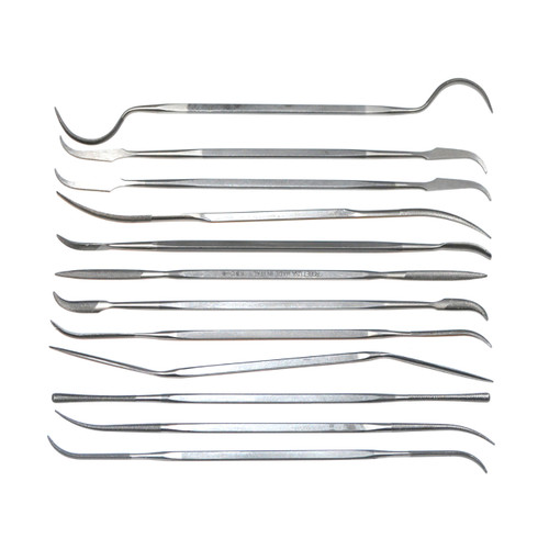 Grobet USA® Cut 0 Set of 12 Diesinker's Rifflers