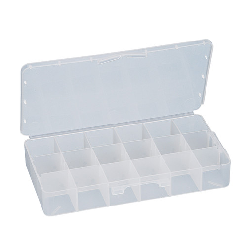 Plastic 18 Adjustable Compartment Storage Box