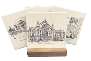 Cincinnati Coasters — Cincinnati gift basket by The Best of Cincinnati