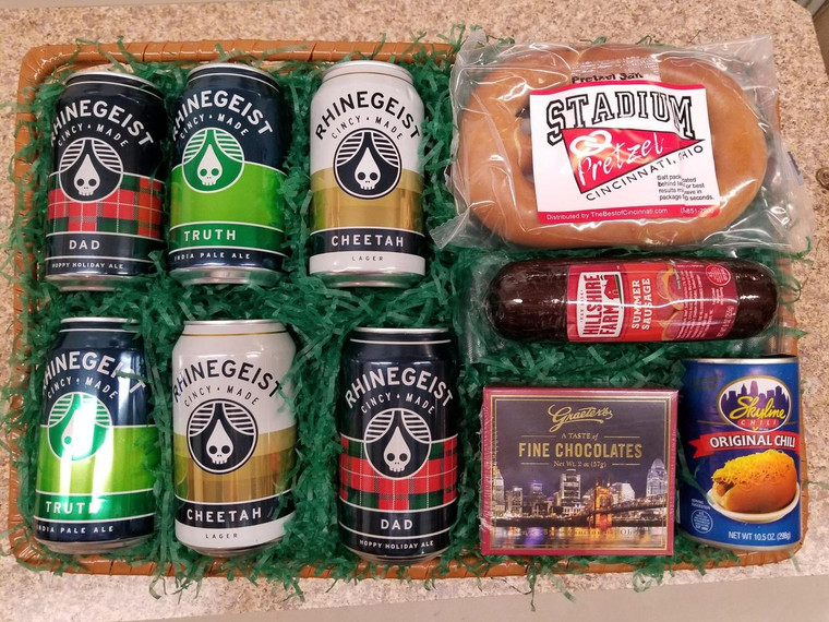Rhinegeist Celebration — Cincinnati gift basket by The Best of Cincinnati